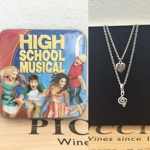 Vintage 2007 Disney Highschool Musical Necklace and Tin Set 2
